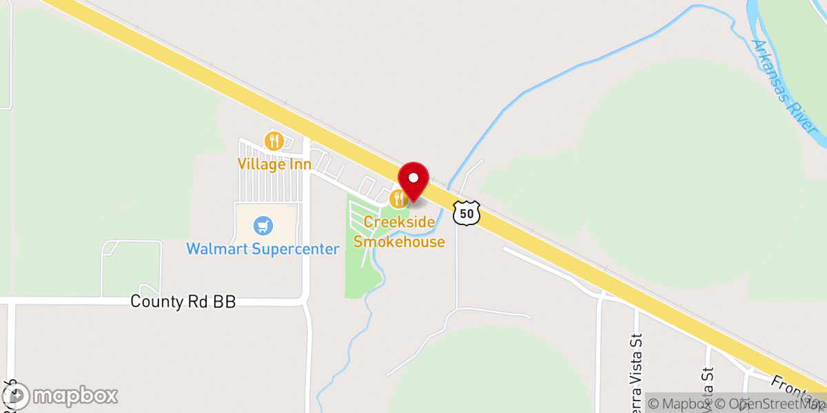 Map showing location of Grace Baptist Church