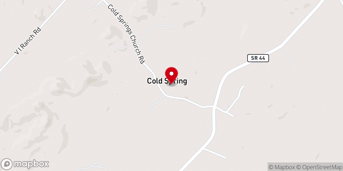 Map showing location of Cold Spring Presbyterian Church