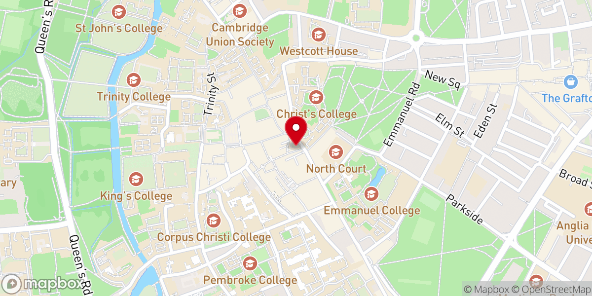 Map showing location of St Andrew the Great Church
