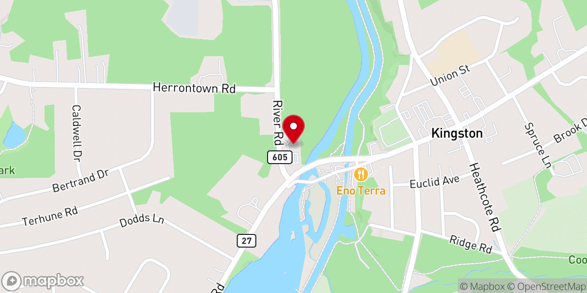 Map showing location of Princeton Church of Christ