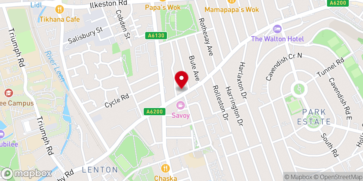 Map showing location of God's Vineyard Ministries