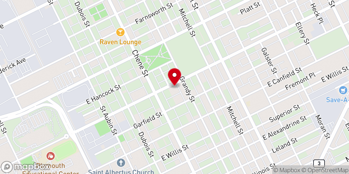 Map showing location of Saint Luke Missionary Baptist Church