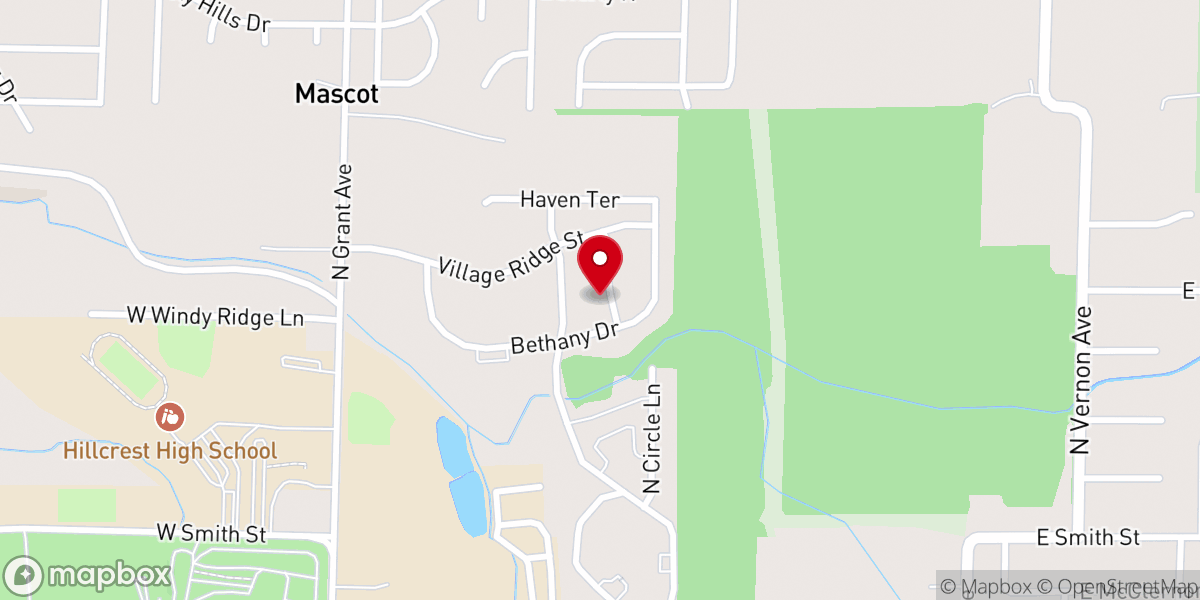 Map showing location of Freeway Ministries Inc