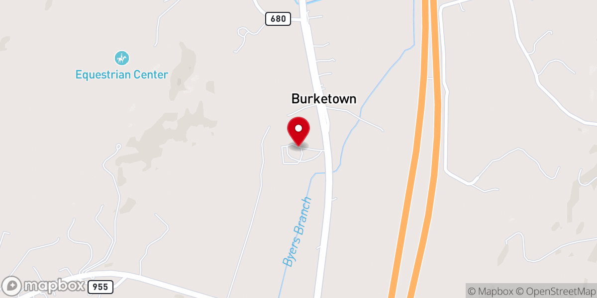 Map showing location of Bethany United Methodist Food Pantry - Food Distribution Center