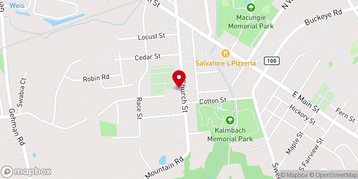 Map showing location of New Covenant Christian Community Church