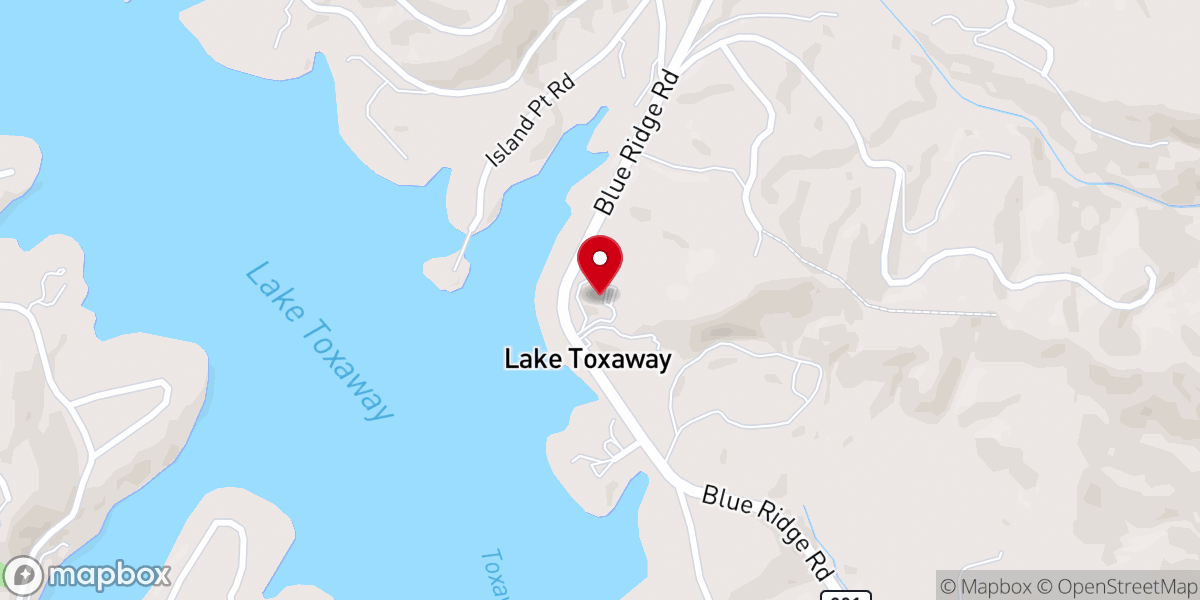 Map showing location of Saint Andrews by The Lake