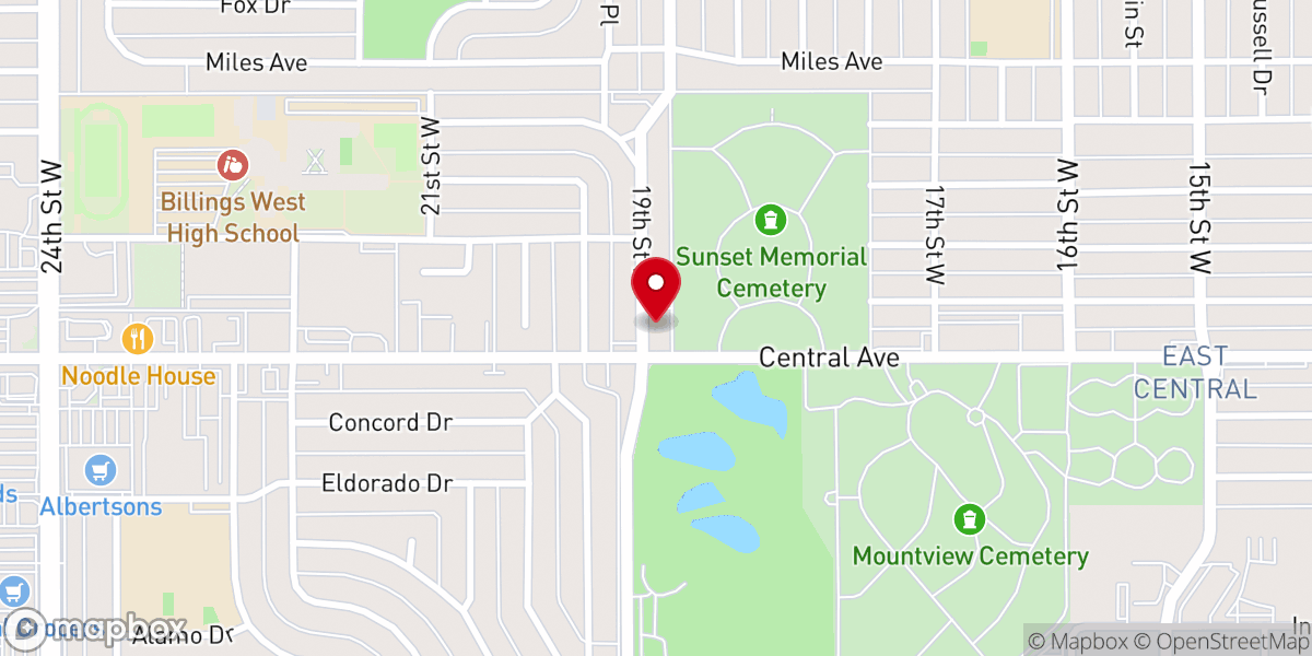 Map showing location of Holy Spirit Anglican Church