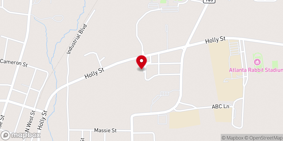 Map showing location of Champions Chapel