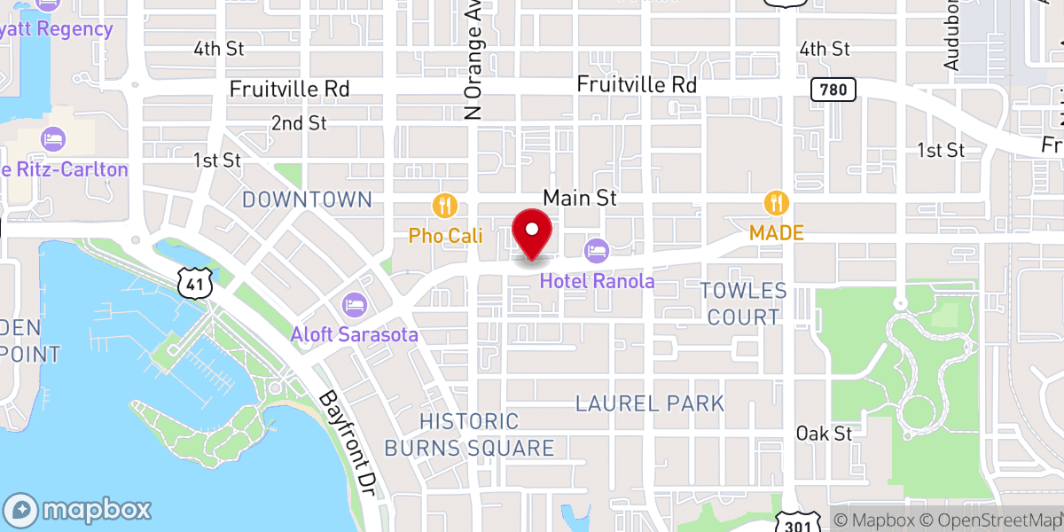 Map showing location of Jon George Ministries
