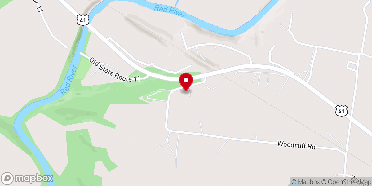 Map showing location of Williams Chapel Missionary Baptist Church