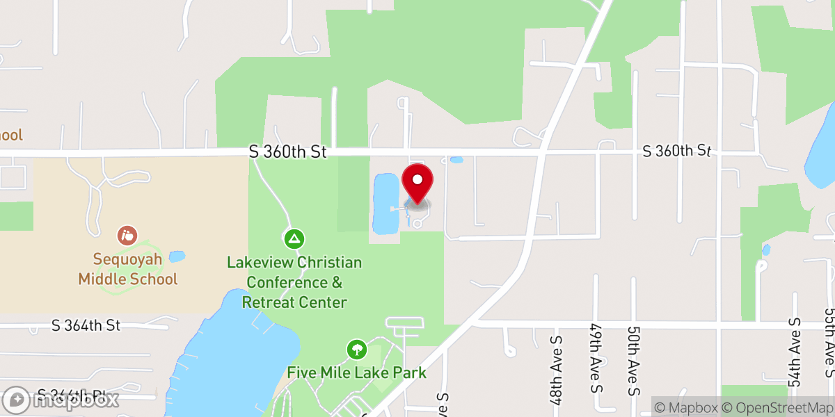 Map showing location of Washington Buddha Vanaram