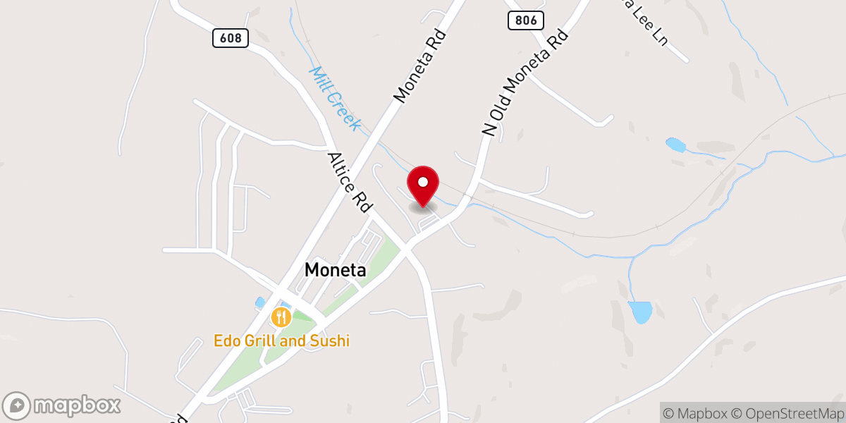 Map showing location of Lake Christian Ministries - Food Distribution Center