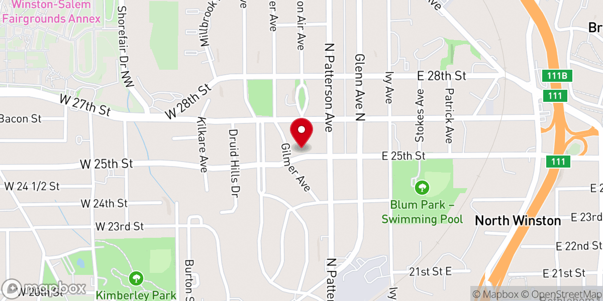 Map showing location of Love Fellowship Outreach Church