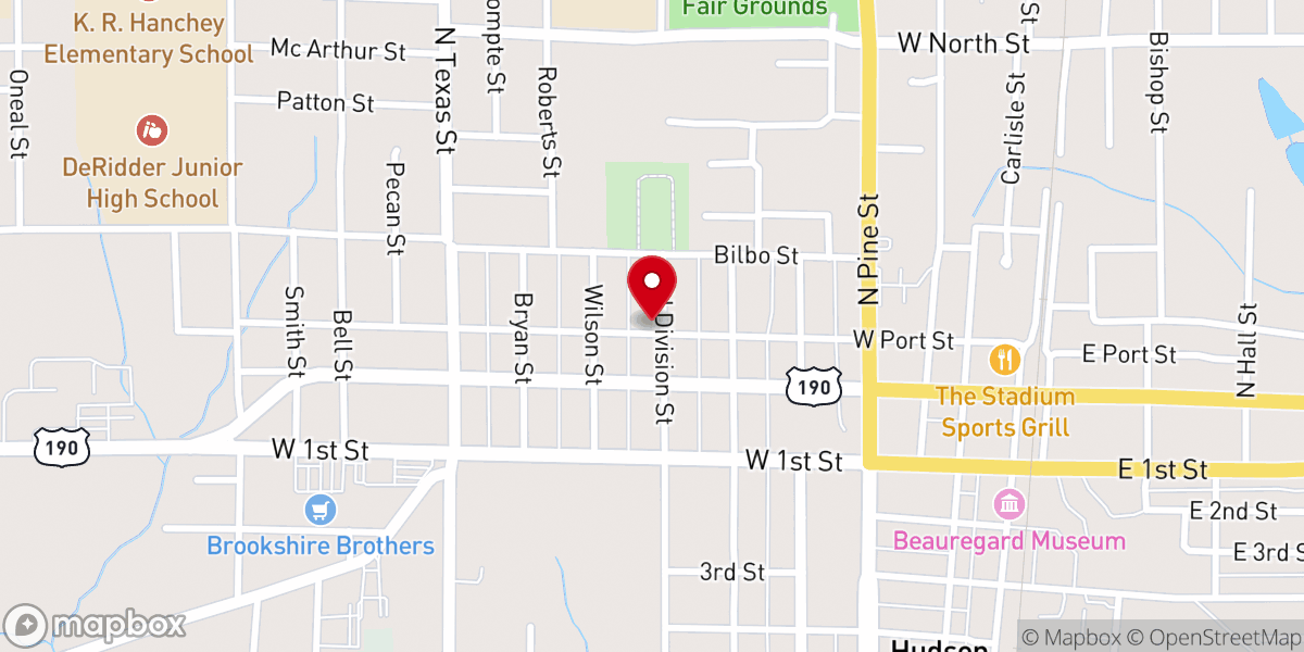 Map showing location of The Compassionate Church of Jesus Christ