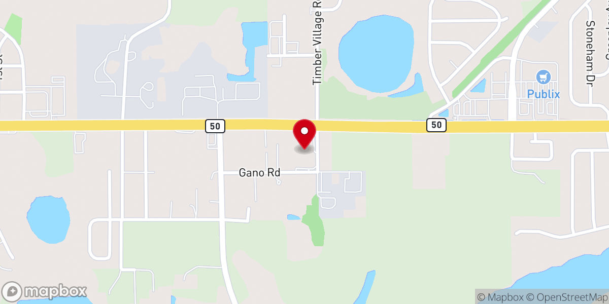Map showing location of Vision Church