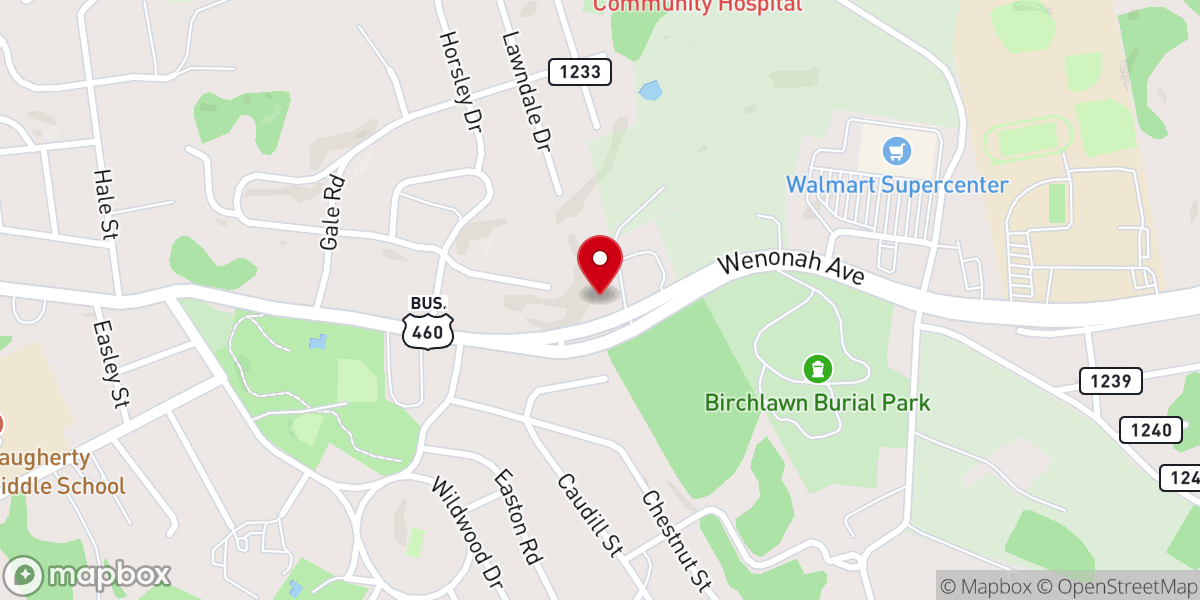 Map showing location of Faith Temple Pentecostal Church