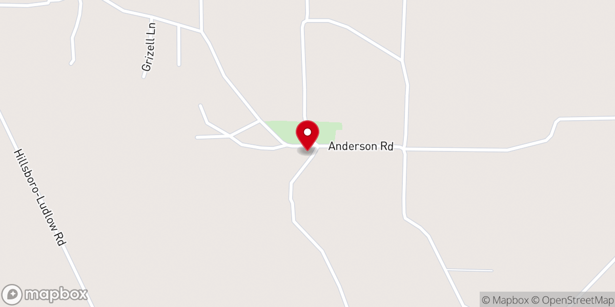 Map showing location of Lone Pilgrim MB Church