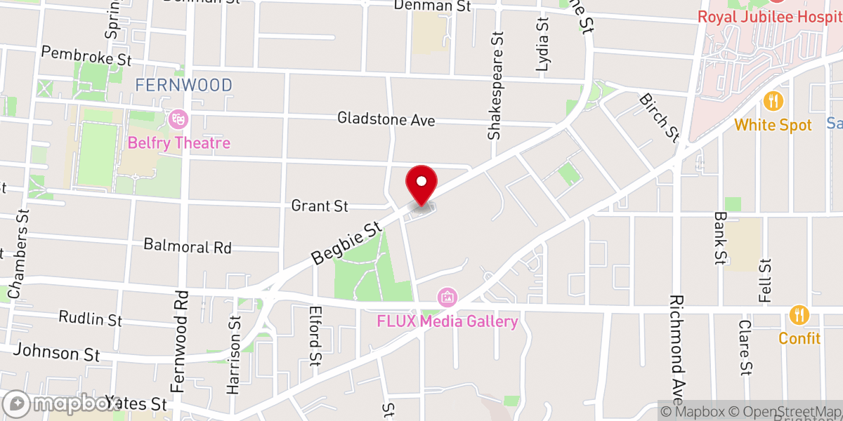 Map showing location of St. Barnabas' Church