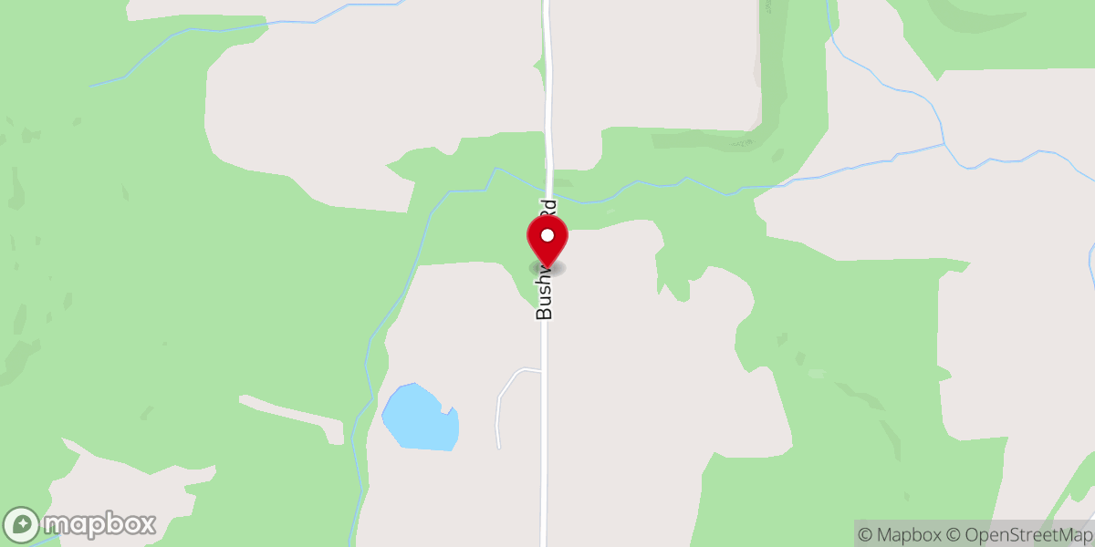 Map showing location of Bethesda Church