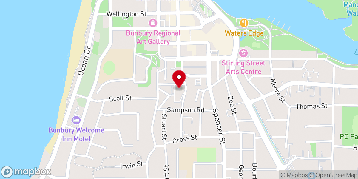 Map showing location of St Patrick's Cathedral