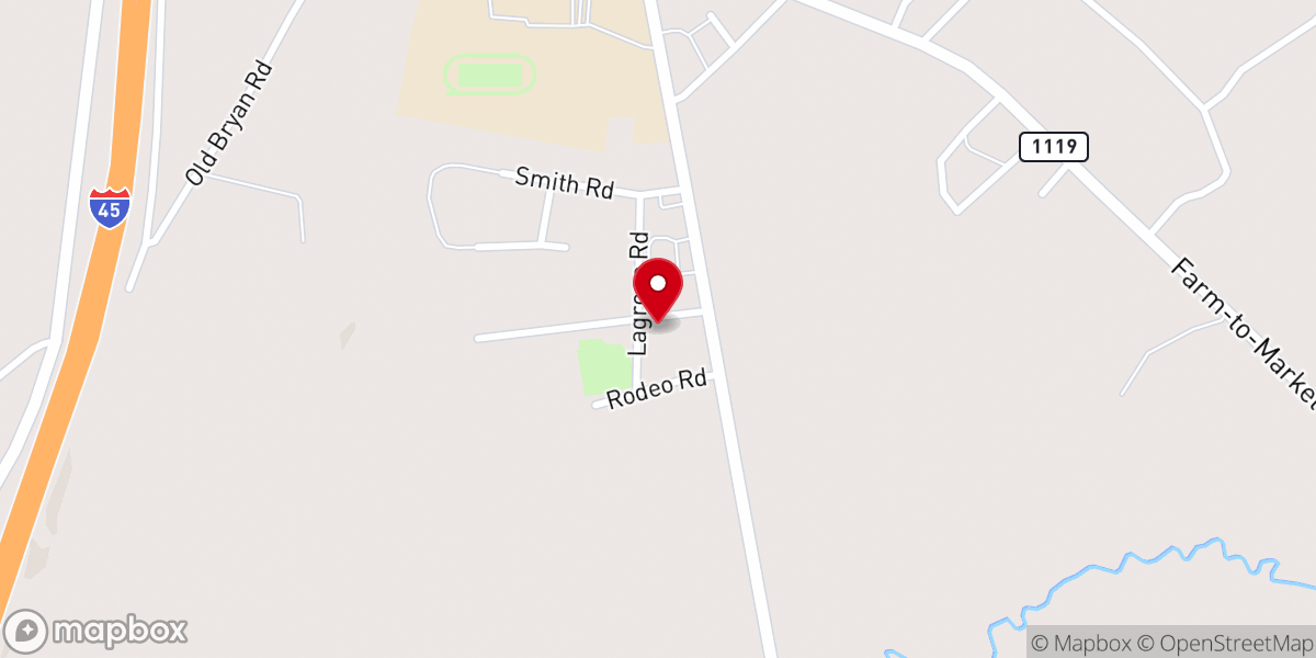 Map showing location of Calvary Missionary Baptist Church