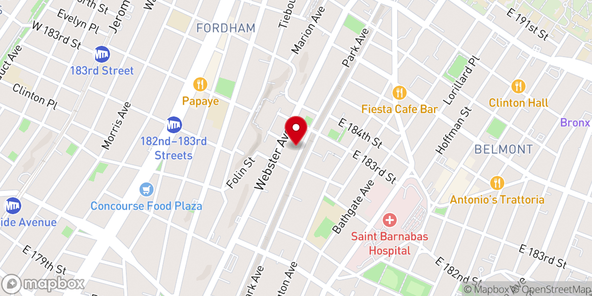Map showing location of Sardis Baptist Church