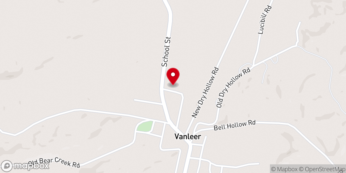 Map showing location of Faith Baptist Church