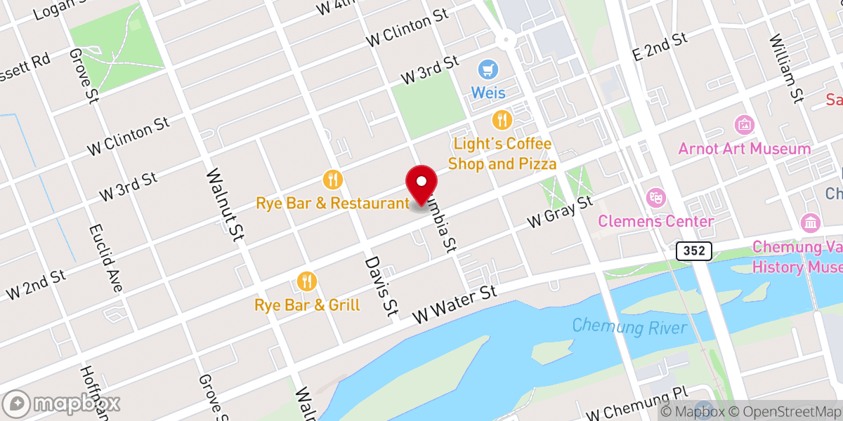Map showing location of AIM Independent Living Center