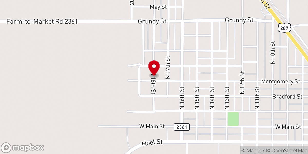 Map showing location of Church Westside Fellowship