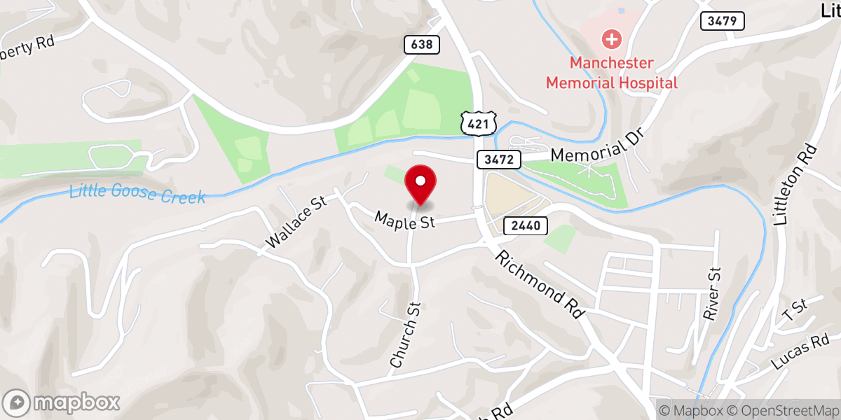 Map showing location of City Hall