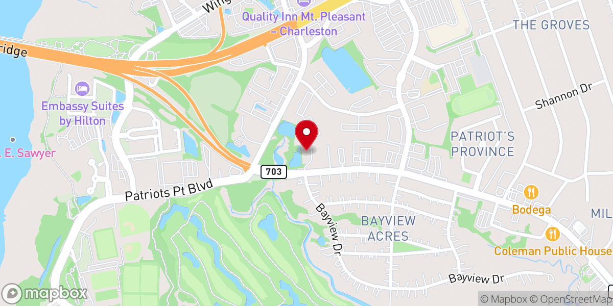 Map showing location of Coleman Hall and Chapel