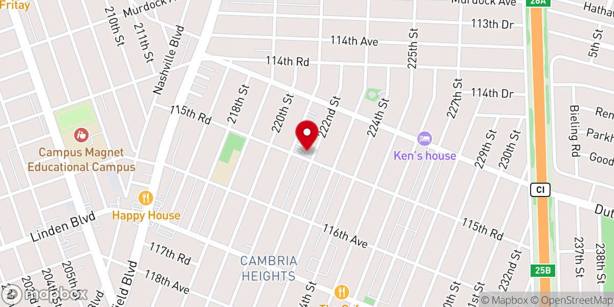 Map showing location of Sacred Heart Rectory Office