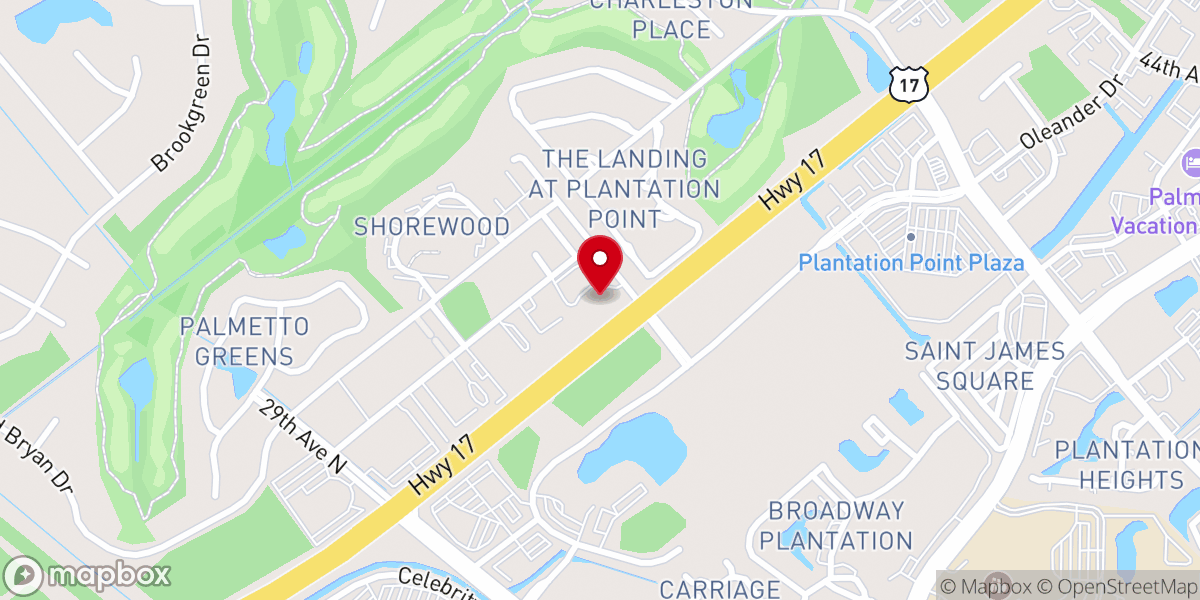 Map showing location of St. John the Baptist Greek Orthodox Church