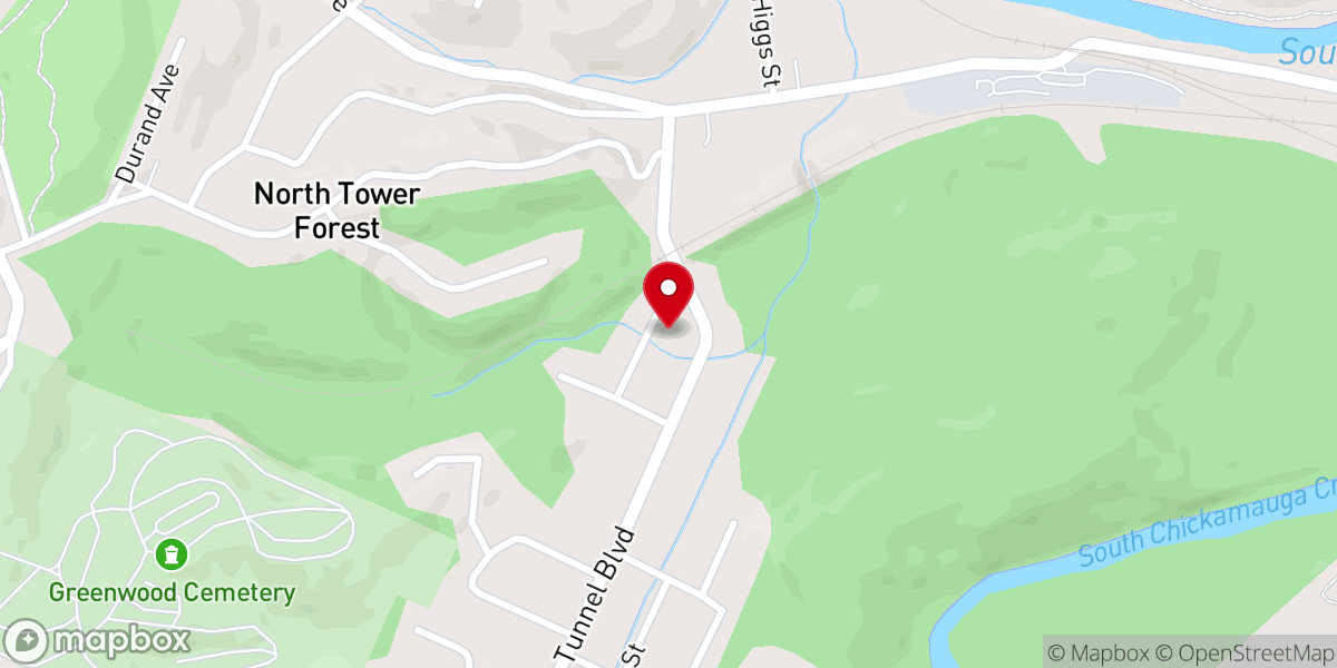 Map showing location of McCarty Church