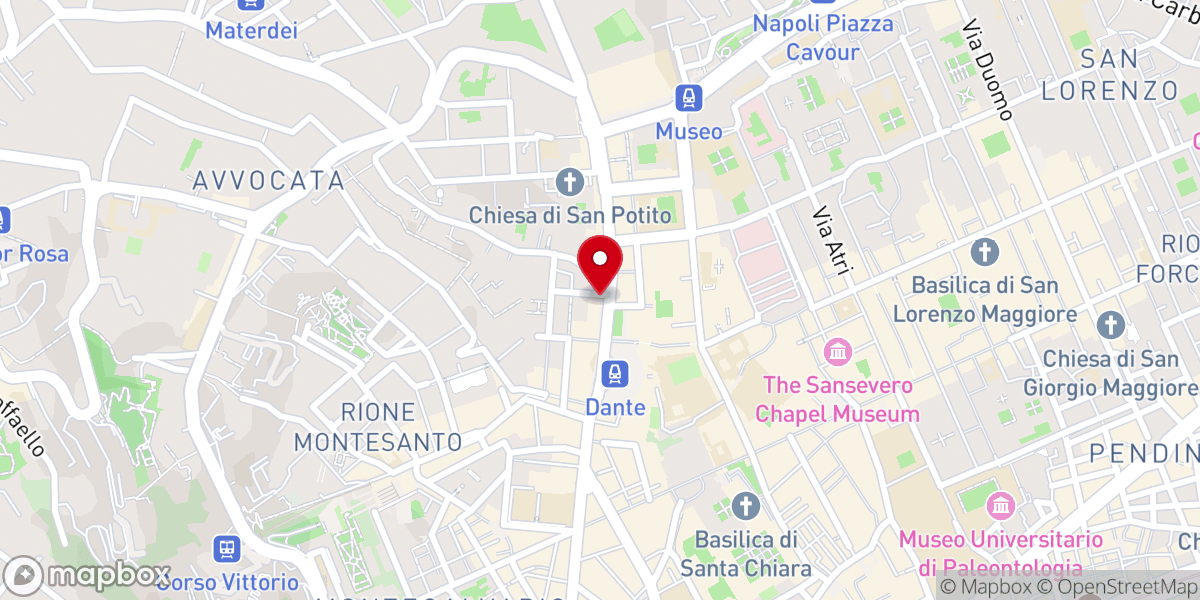 Map showing location of Chiesa di Santa Maria di Caravaggio