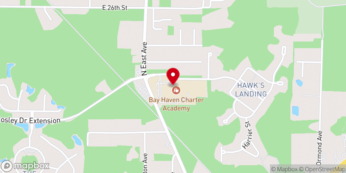 Map showing location of Cove Church
