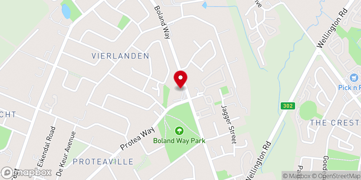 Map showing location of NG Kerk Durbanville-Bergsig (Dutch Reformed Church)