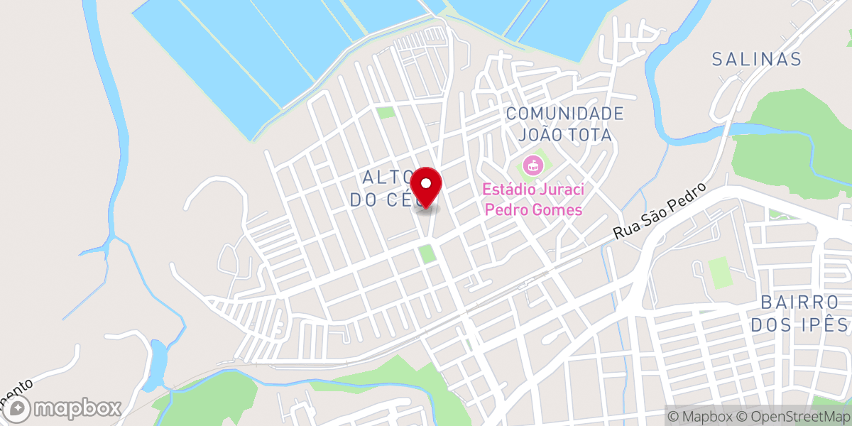 Map showing location of Paróquia Santo Inácio de Loyola - Alto do Céu João Pessoa PB