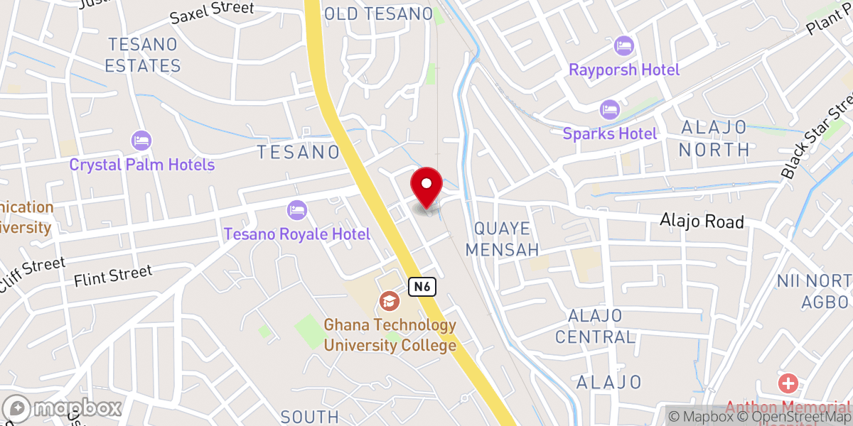 Map showing location of PCG - St. Andrews Congregation, Tesano
