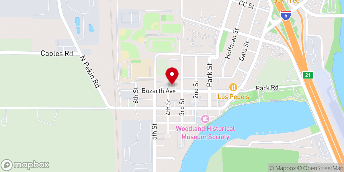 Map showing location of Saint Philip Catholic Church