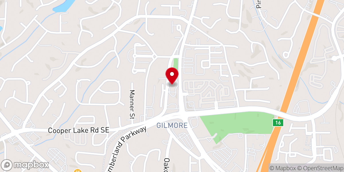 Map showing location of St Benedict's Episcopal Church