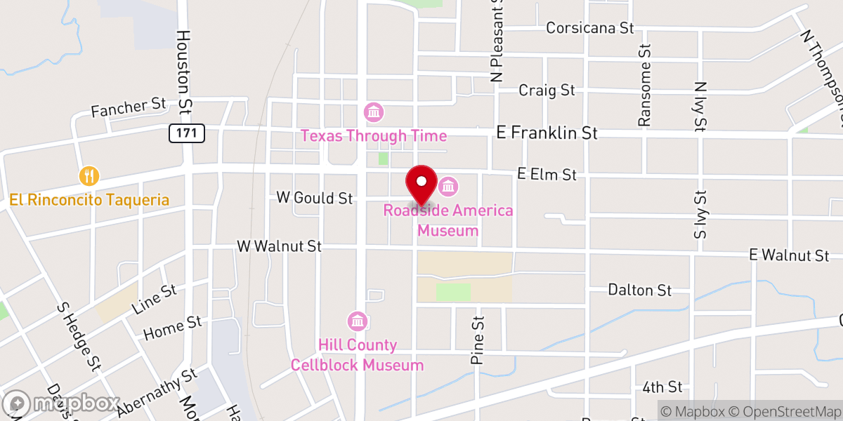 Map showing location of Hillsboro Utility Billing
