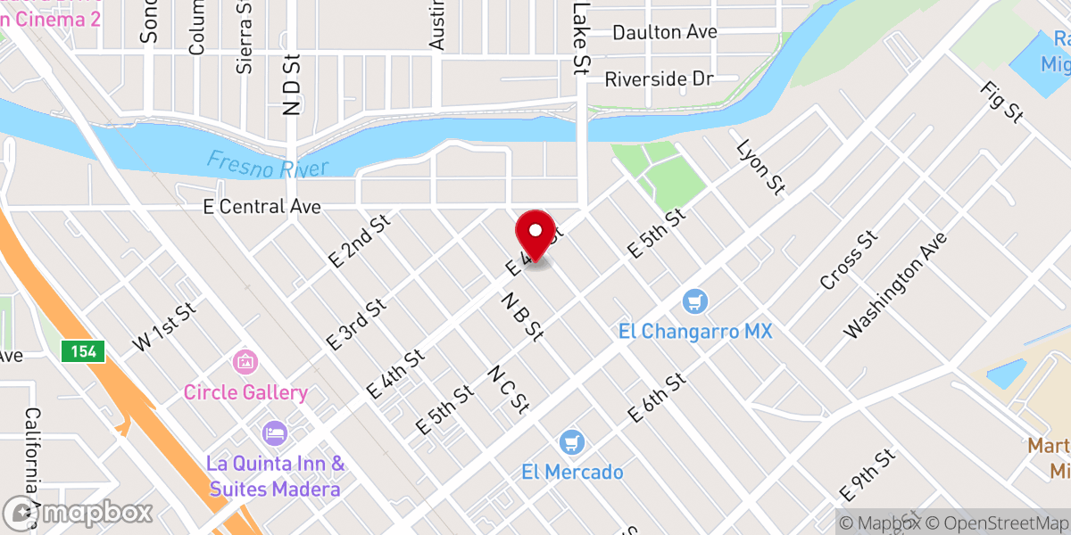 Map showing location of Iglesia Bautista La Vid Verdadera