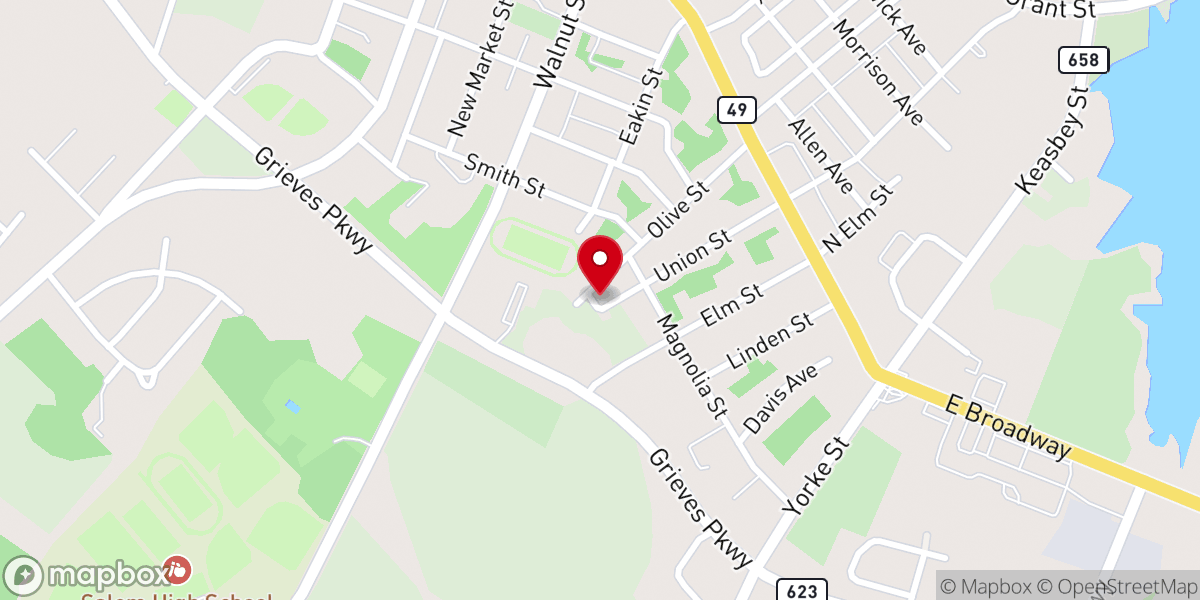 Map showing location of New Life Destiny Fellowship