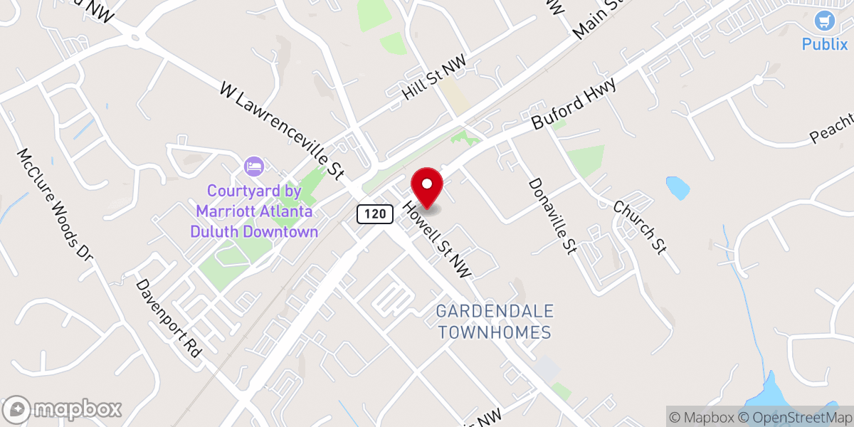 Map showing location of MFM Revival Center