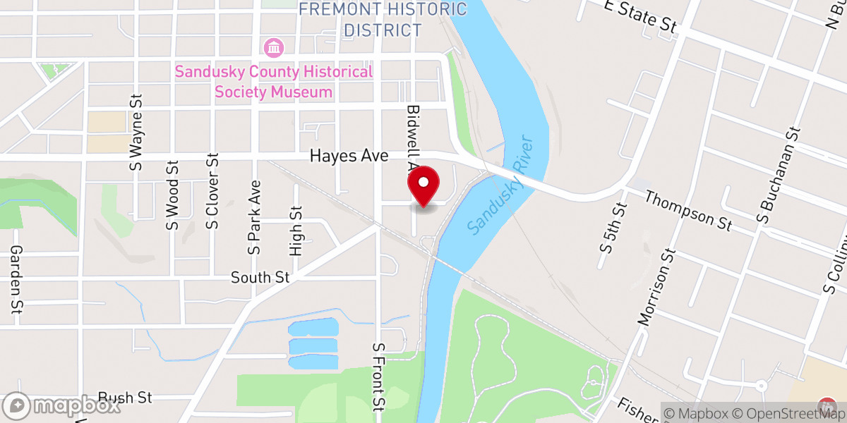Map showing location of Ebenezer Church-God & Christ