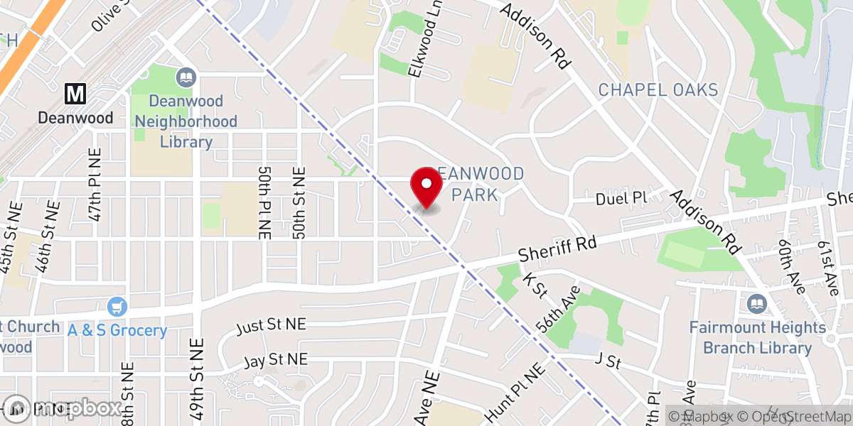 Map showing location of I Am the Church