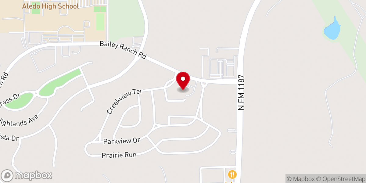 Map showing location of Faith Presbyterian Church