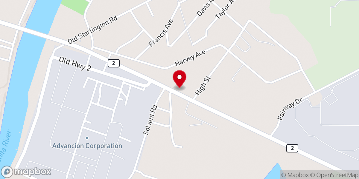 Map showing location of Town Hall