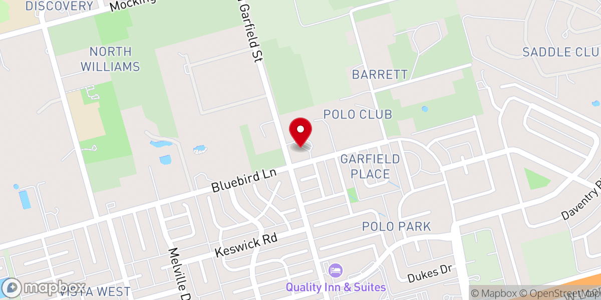 Map showing location of Holy Cross Lutheran Church